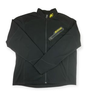SOLD Klim Full Zip Men’s Large Black Snowmobiling Sweater Inferno Jacket #3354